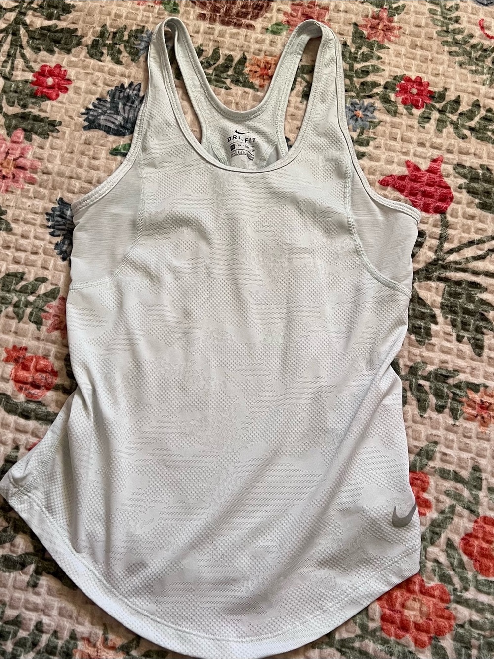 Nike Women’s Dri-FIT White Racerback Tank Top